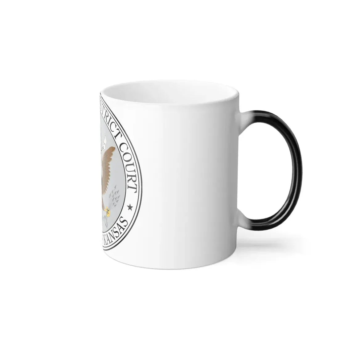 Seal of the United States District Court for the the District of Kansas - Color Changing Coffee Mug - Go Mug Yourself