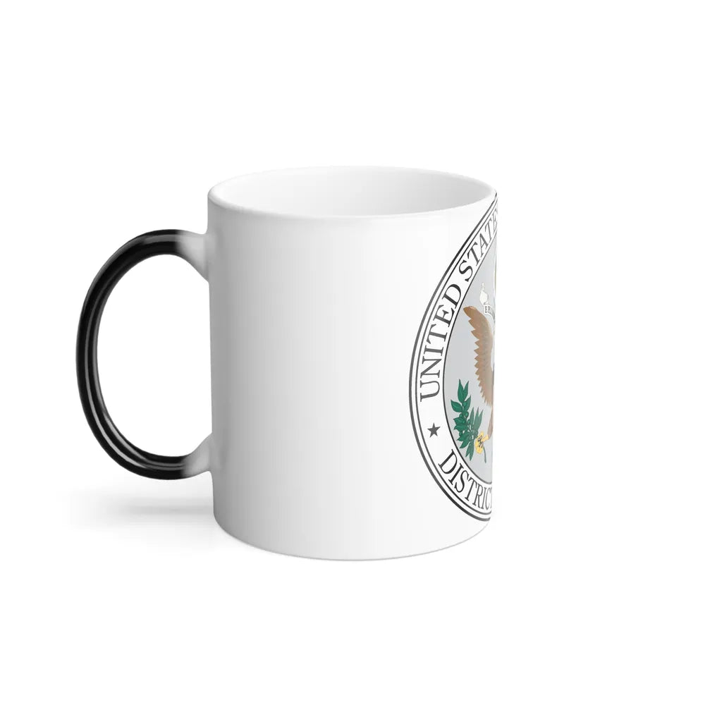 Seal of the United States District Court for the the District of Kansas - Color Changing Mug 11oz-Go Mug Yourself