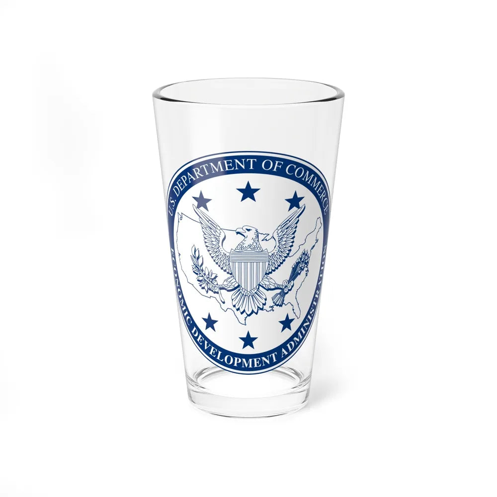 Seal of the United States Economic Development Administration - Pint Glass 16oz-16oz-Go Mug Yourself