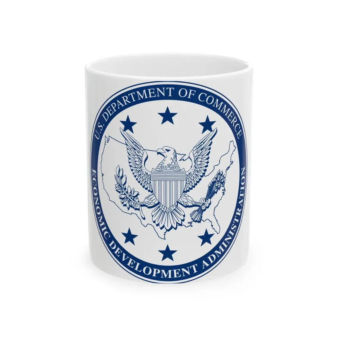 Seal of the United States Economic Development Administration - White Coffee Mug 11oz - Go Mug Yourself