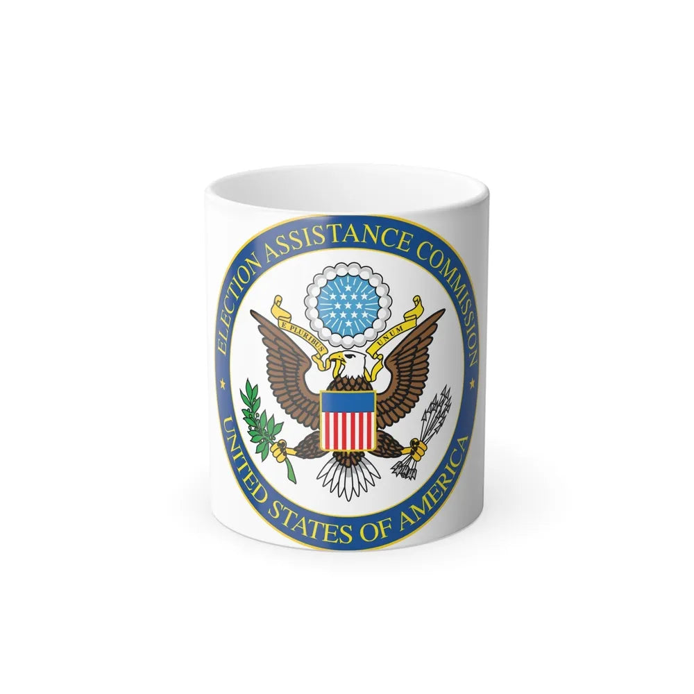 Seal of the United States Election Assistance Commission - Color Changing Mug 11oz-11oz-Go Mug Yourself