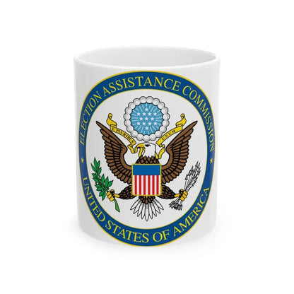 Seal of the United States Election Assistance Commission - White Coffee Mug 11oz - Go Mug Yourself