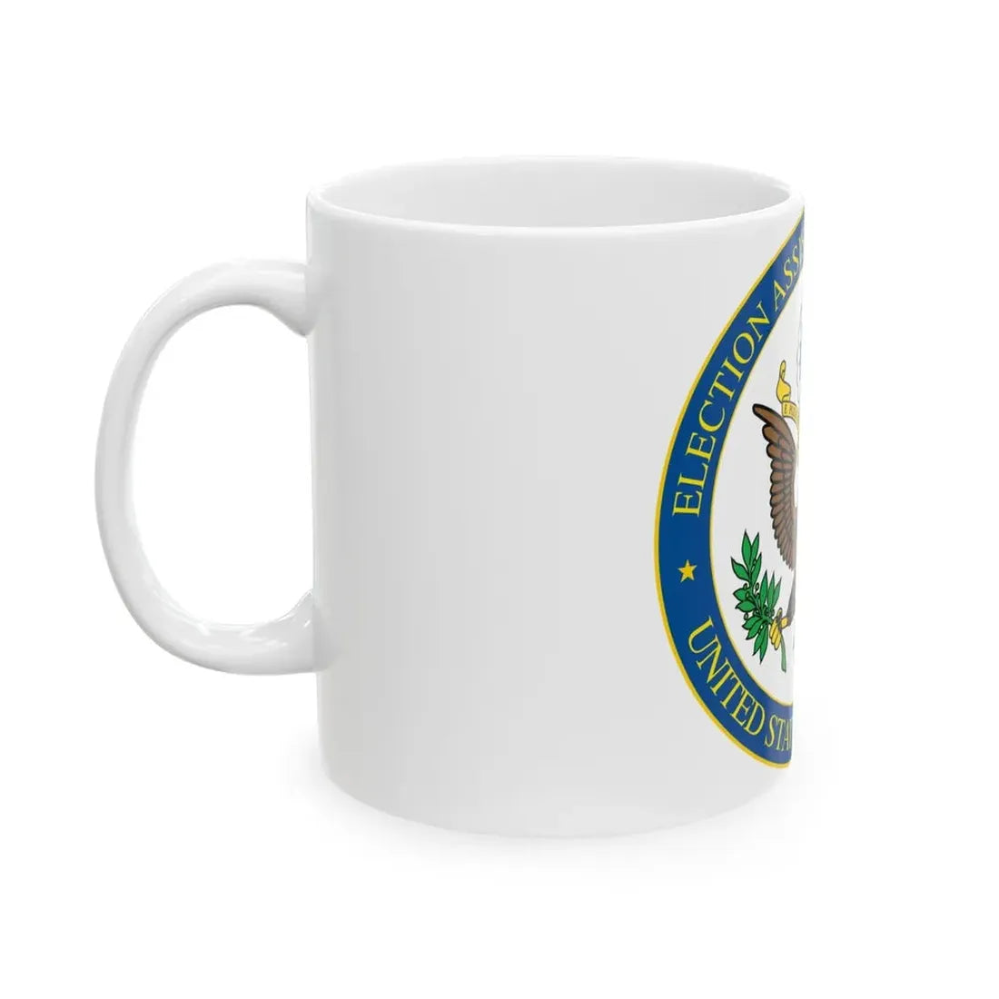 Seal of the United States Election Assistance Commission - White Coffee Mug - Go Mug Yourself