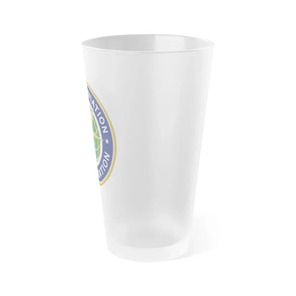 Seal of the United States Federal Aviation Administration - Frosted Pint Glass 16oz - Go Mug Yourself