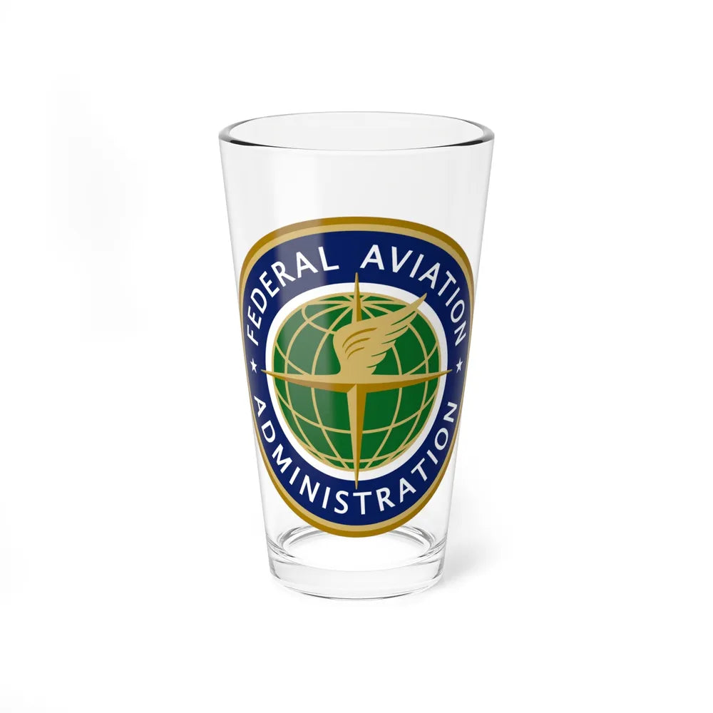 Seal of the United States Federal Aviation Administration - Pint Glass 16oz-16oz-Go Mug Yourself