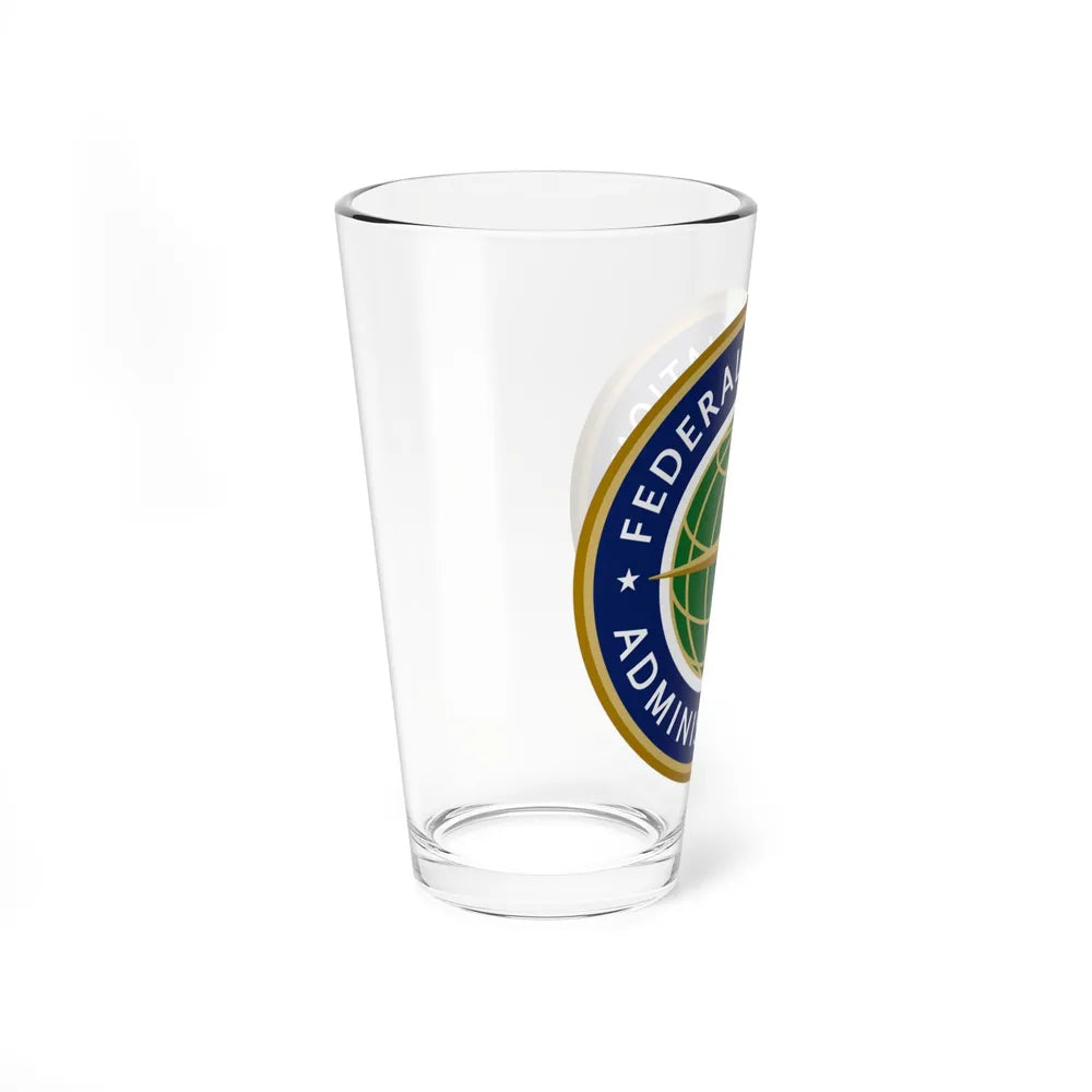 Seal of the United States Federal Aviation Administration - Pint Glass 16oz-Go Mug Yourself