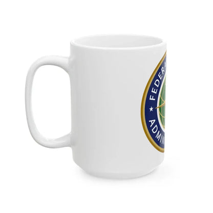 Seal of the United States Federal Aviation Administration - White Coffee Mug - Go Mug Yourself