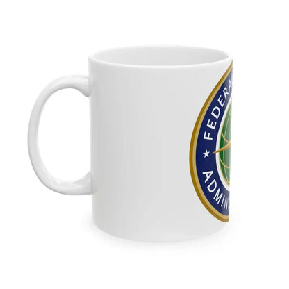 Seal of the United States Federal Aviation Administration - White Coffee Mug - Go Mug Yourself