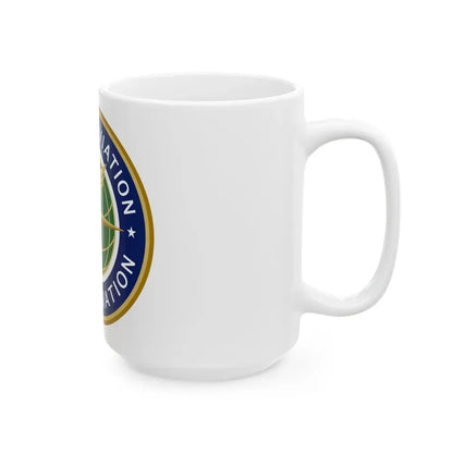 Seal of the United States Federal Aviation Administration - White Coffee Mug - Go Mug Yourself