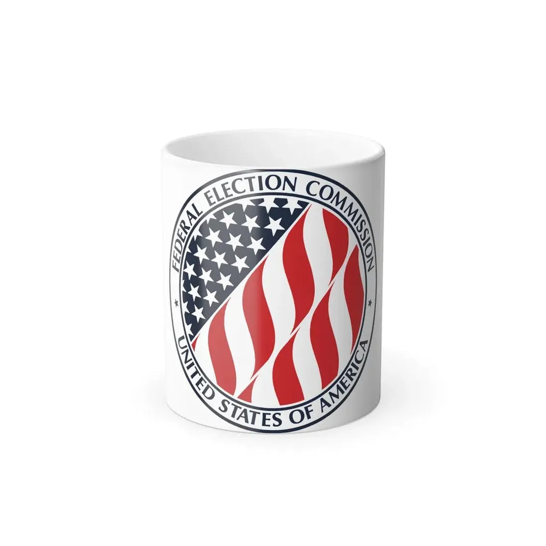 Seal of the United States Federal Election Commission - Color Changing Coffee Mug 11oz - Go Mug Yourself