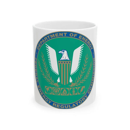 Seal of the United States Federal Energy Regulatory Commission - White Coffee Mug-11oz-Go Mug Yourself