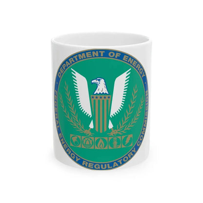 Seal of the United States Federal Energy Regulatory Commission - White Coffee Mug 11oz - Go Mug Yourself