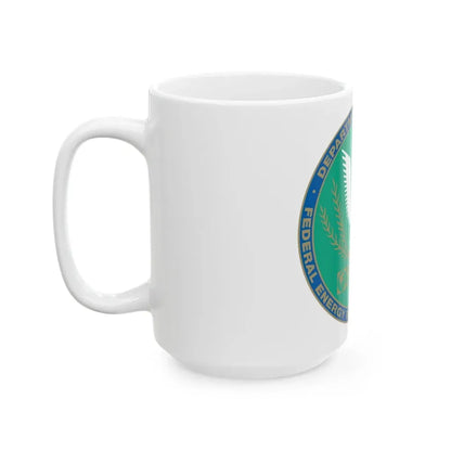 Seal of the United States Federal Energy Regulatory Commission - White Coffee Mug - Go Mug Yourself