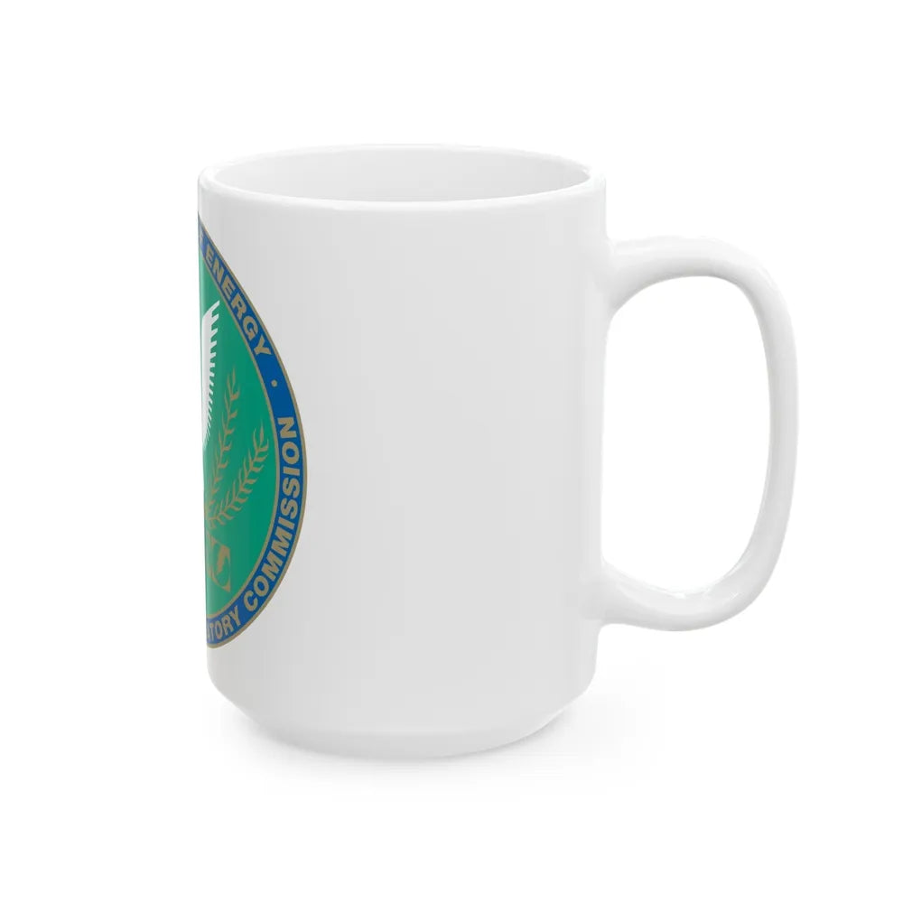 Seal of the United States Federal Energy Regulatory Commission - White Coffee Mug-Go Mug Yourself