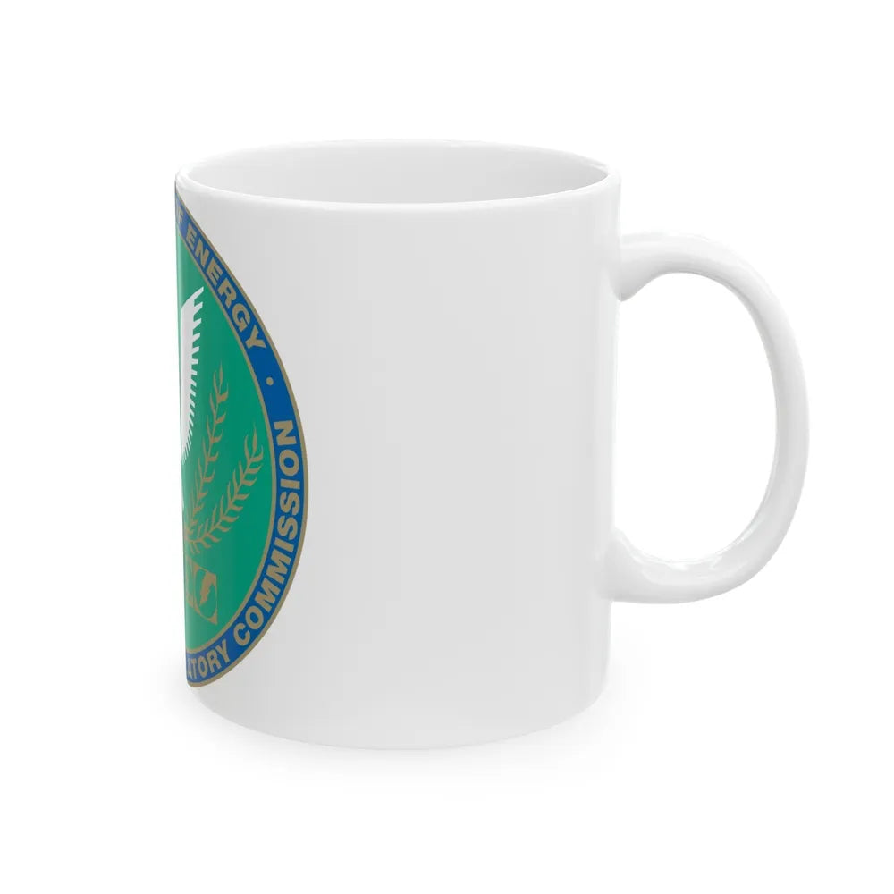 Seal of the United States Federal Energy Regulatory Commission - White Coffee Mug-Go Mug Yourself