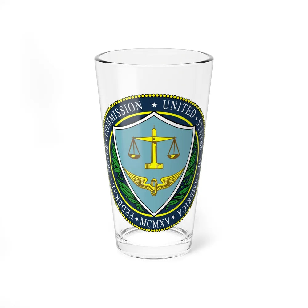 Seal of the United States Federal Trade Commission - Pint Glass 16oz-16oz-Go Mug Yourself