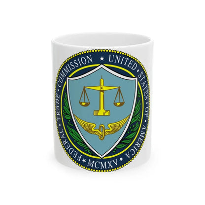 Seal of the United States Federal Trade Commission - White Coffee Mug 11oz - Go Mug Yourself