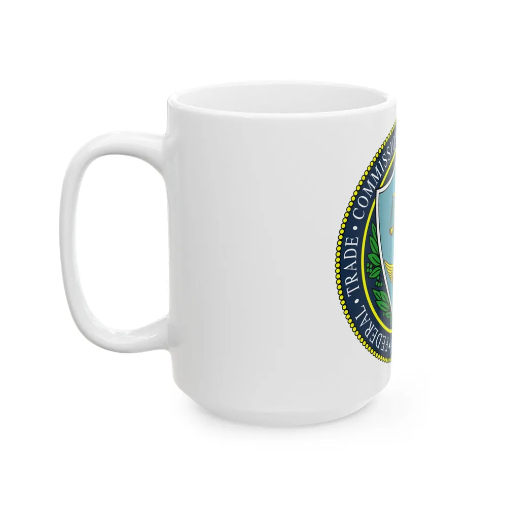 Seal of the United States Federal Trade Commission - White Coffee Mug-Go Mug Yourself