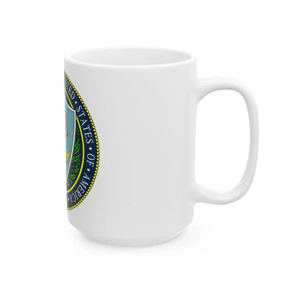 Seal of the United States Federal Trade Commission - White Coffee Mug-Go Mug Yourself