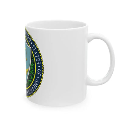 Seal of the United States Federal Trade Commission - White Coffee Mug - Go Mug Yourself