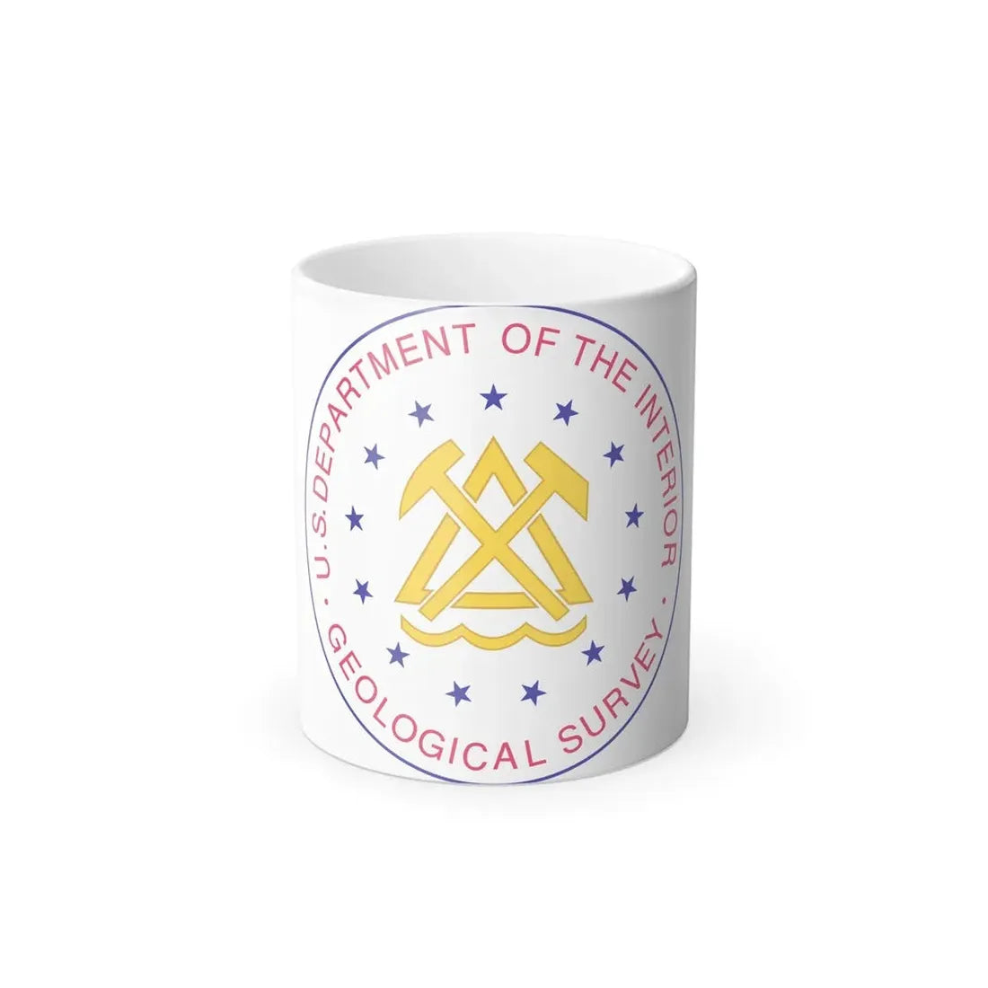 Seal of the United States Geological Survey - Color Changing Coffee Mug 11oz - Go Mug Yourself