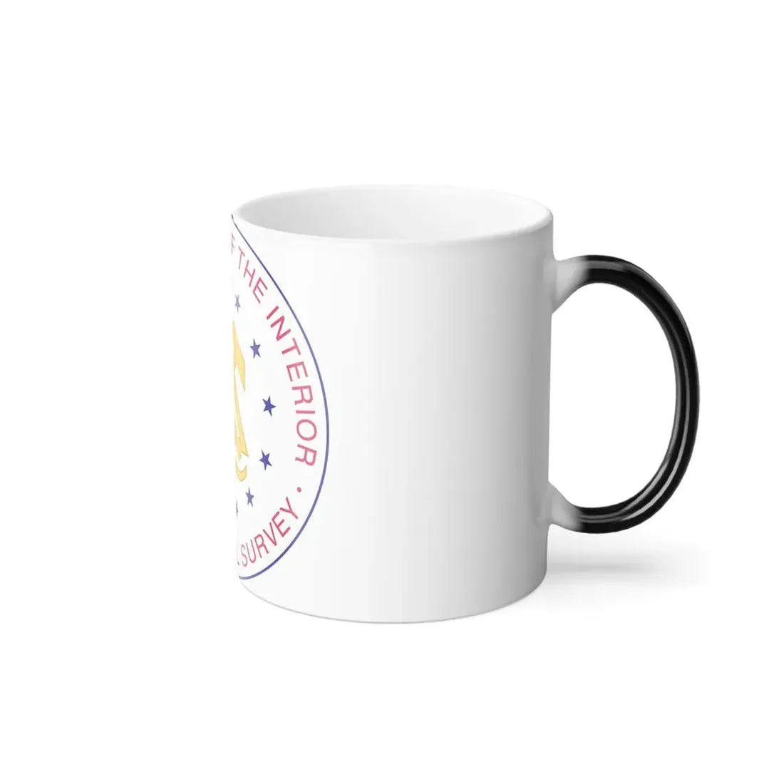 Seal of the United States Geological Survey - Color Changing Coffee Mug - Go Mug Yourself
