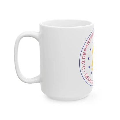 Seal of the United States Geological Survey - White Coffee Mug - Go Mug Yourself
