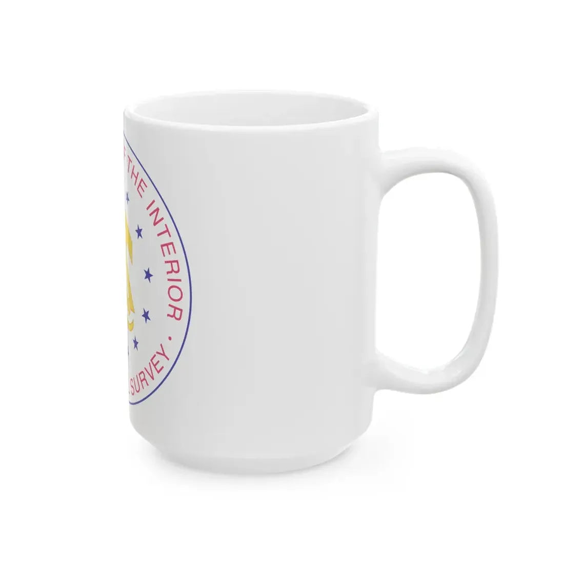 Seal of the United States Geological Survey - White Coffee Mug - Go Mug Yourself