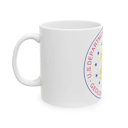 Seal of the United States Geological Survey - White Coffee Mug - Go Mug Yourself