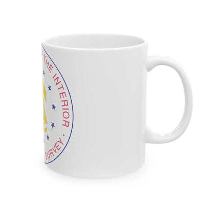 Seal of the United States Geological Survey - White Coffee Mug - Go Mug Yourself