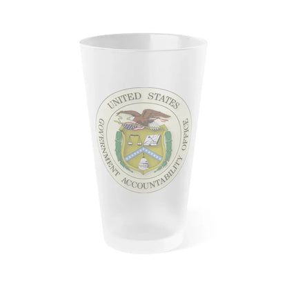 Seal of the United States Government Accountability Office - Frosted Pint Glass 16oz 16oz Frosted - Go Mug Yourself