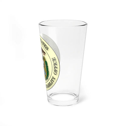 Seal of the United States Government Accountability Office - Pint Glass 16oz-Go Mug Yourself