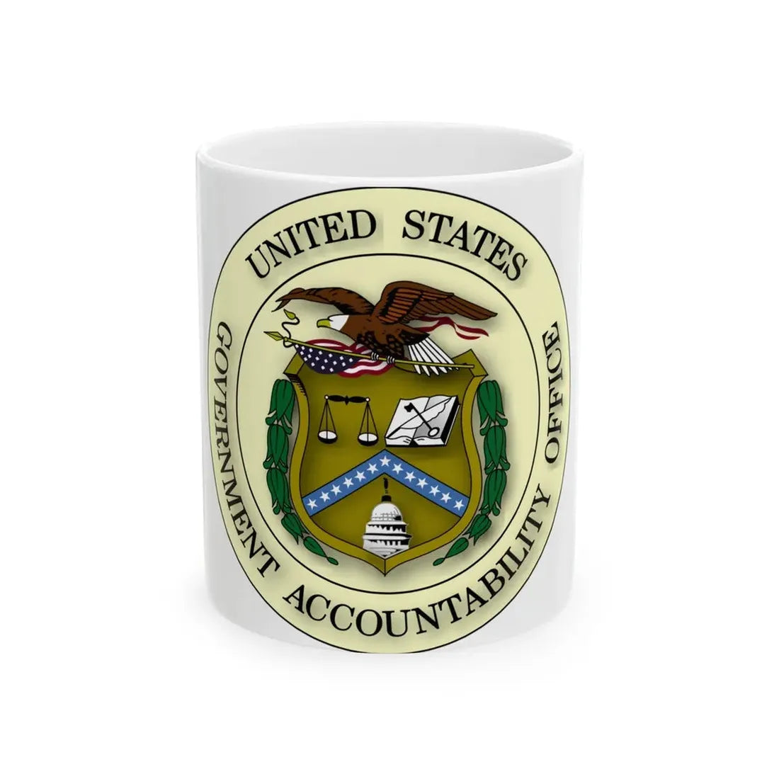 Seal of the United States Government Accountability Office - White Coffee Mug 11oz - Go Mug Yourself