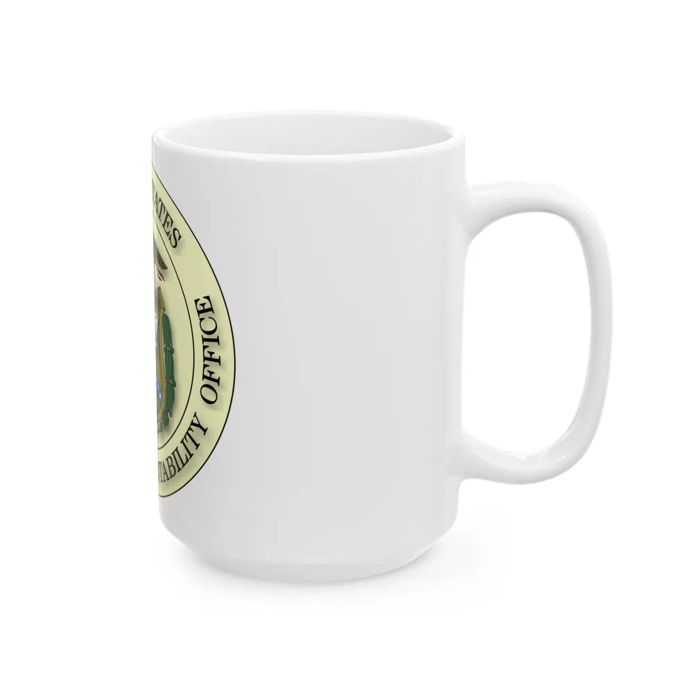 Seal of the United States Government Accountability Office - White Coffee Mug-Go Mug Yourself