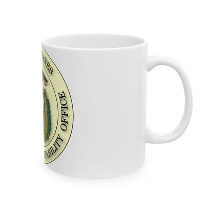 Seal of the United States Government Accountability Office - White Coffee Mug-Go Mug Yourself