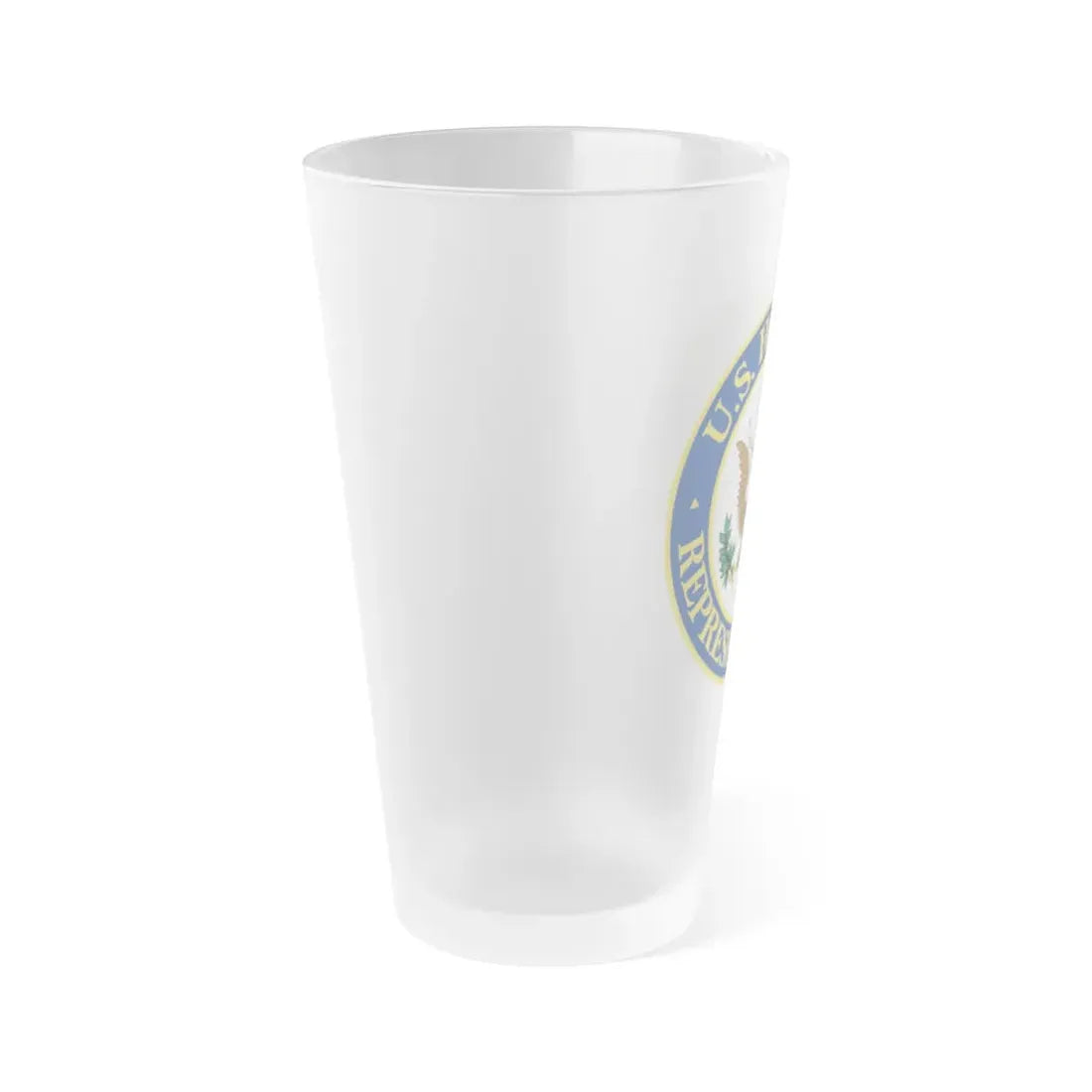 Seal of the United States House of Representatives - Frosted Pint Glass 16oz - Go Mug Yourself
