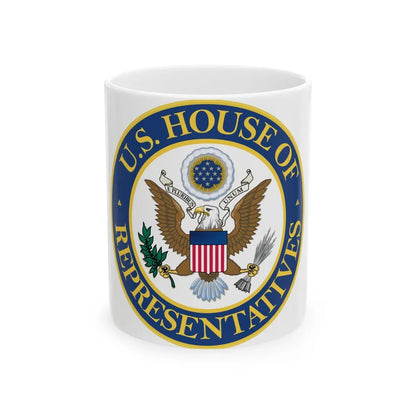 Seal of the United States House of Representatives - White Coffee Mug-11oz-Go Mug Yourself