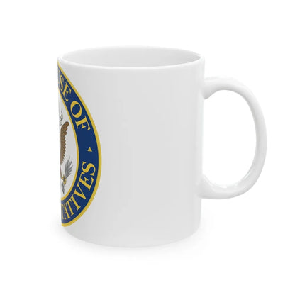 Seal of the United States House of Representatives - White Coffee Mug-Go Mug Yourself