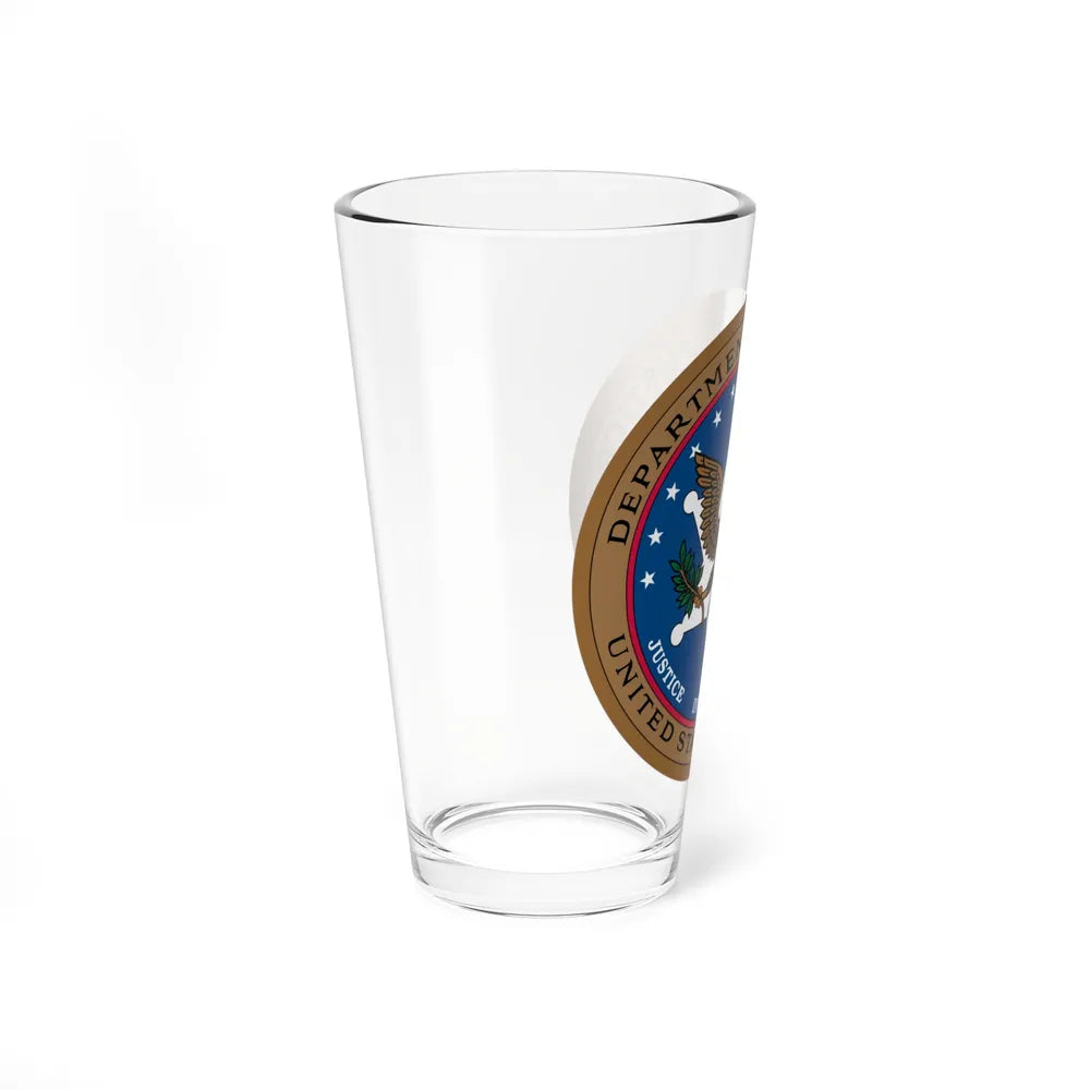 Seal of the United States Marshals Service - Pint Glass 16oz-Go Mug Yourself