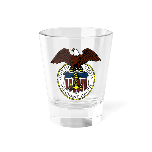 Seal of the United States Merchant Marine (United States) (Coat of Arms) Shot Glass 1.5oz 1.5oz - Go Mug Yourself
