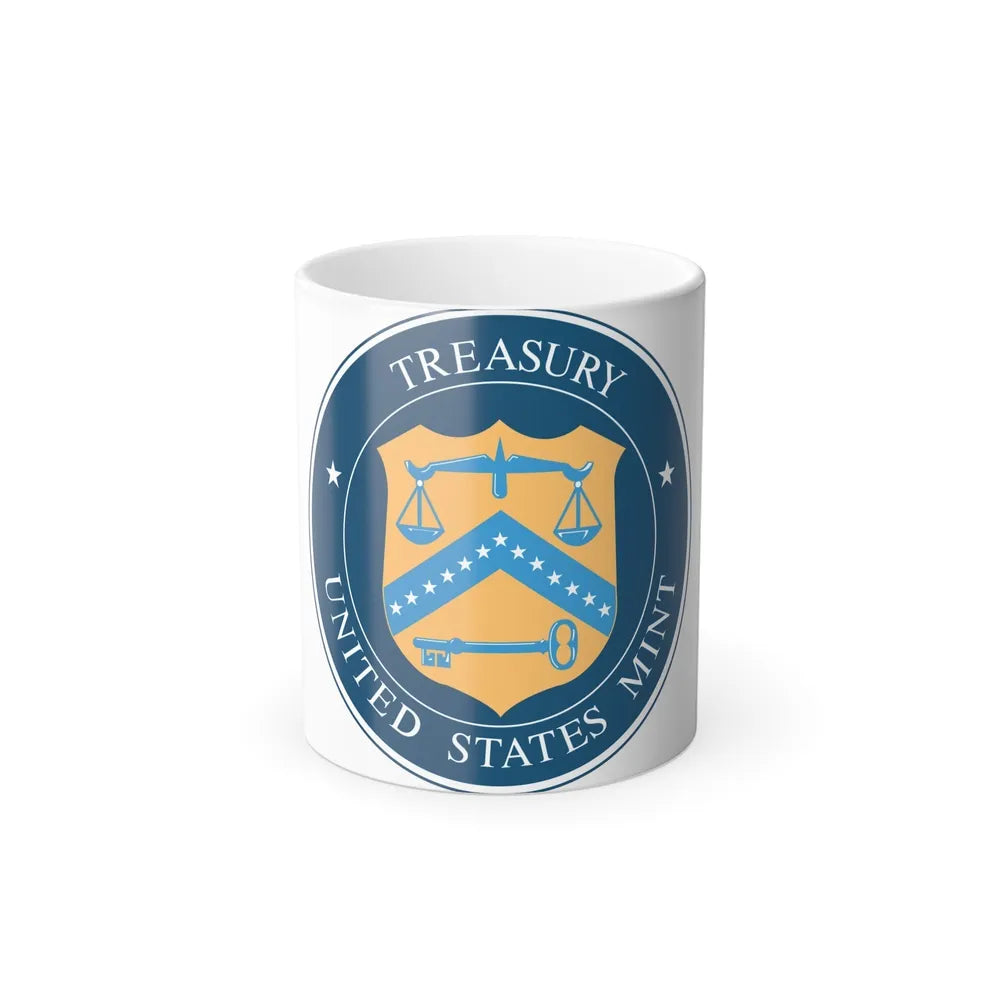 Seal of the United States Mint - Color Changing Mug 11oz-11oz-Go Mug Yourself