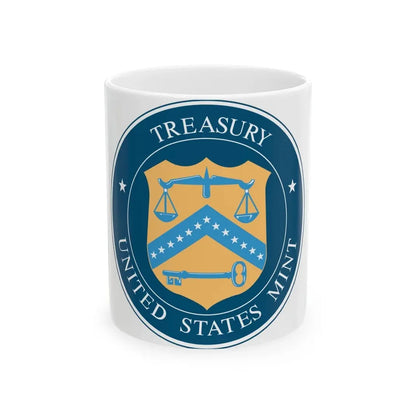 Seal of the United States Mint - White Coffee Mug 11oz - Go Mug Yourself