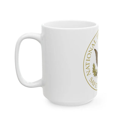 Seal of the United States National Transportation Safety Board - White Coffee Mug-Go Mug Yourself