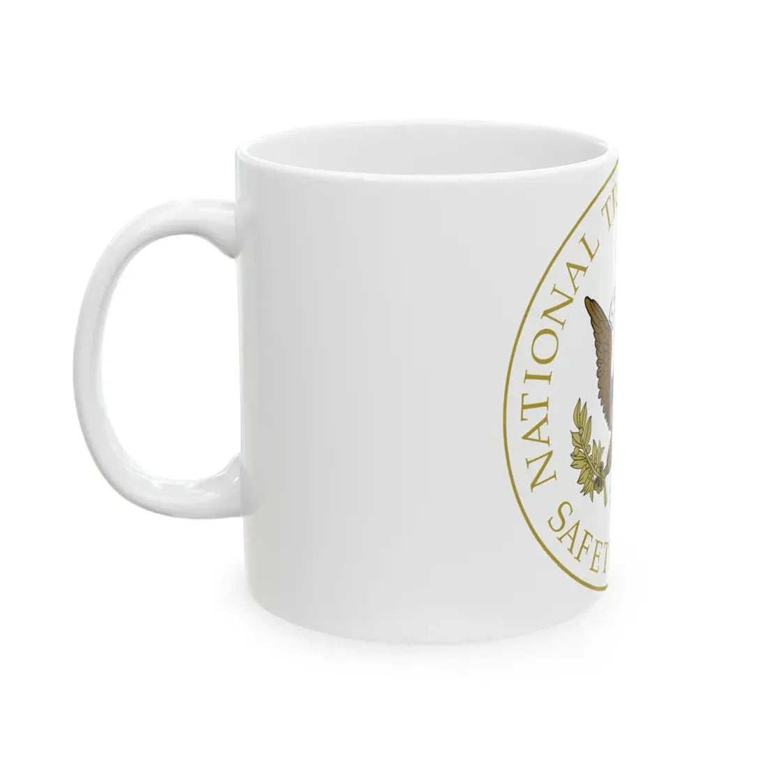 Seal of the United States National Transportation Safety Board - White Coffee Mug - Go Mug Yourself
