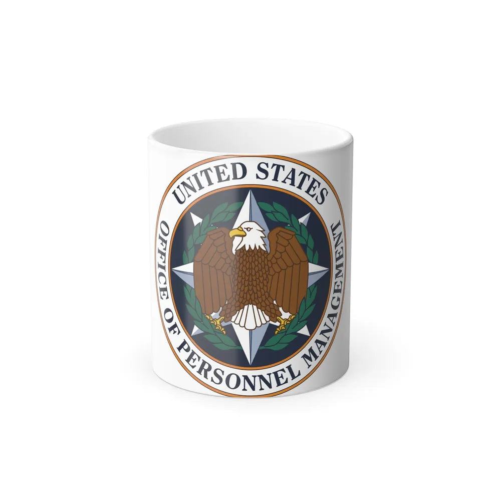 Seal of the United States Office of Personnel Management - Color Changing Mug 11oz-11oz-Go Mug Yourself