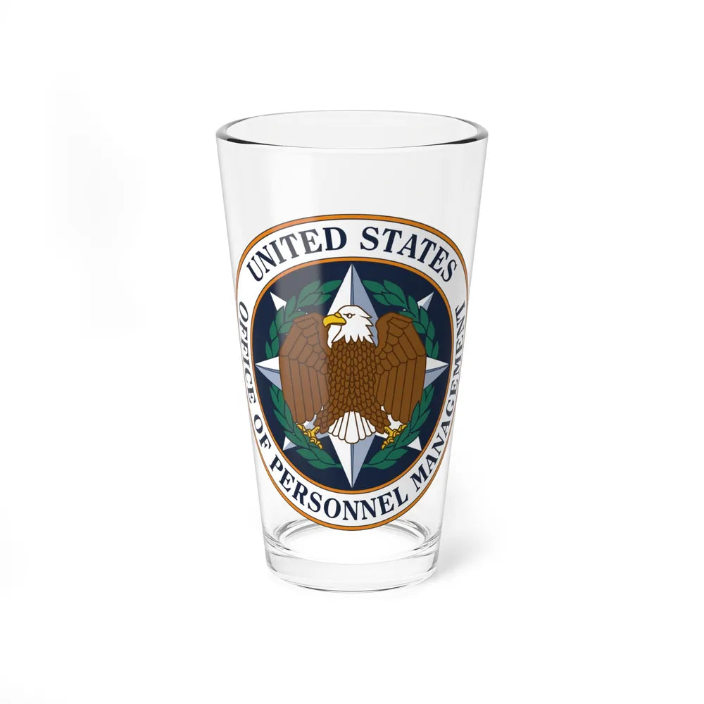 Seal of the United States Office of Personnel Management - Pint Glass 16oz-16oz-Go Mug Yourself