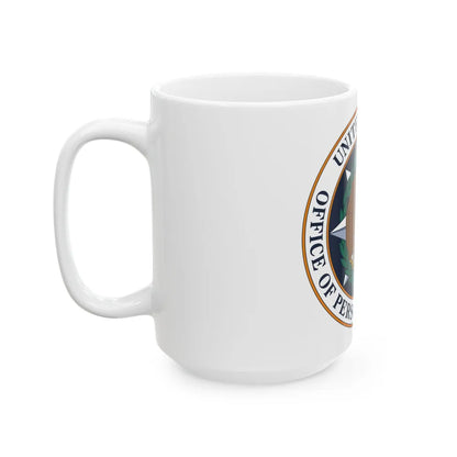 Seal of the United States Office of Personnel Management - White Coffee Mug-Go Mug Yourself