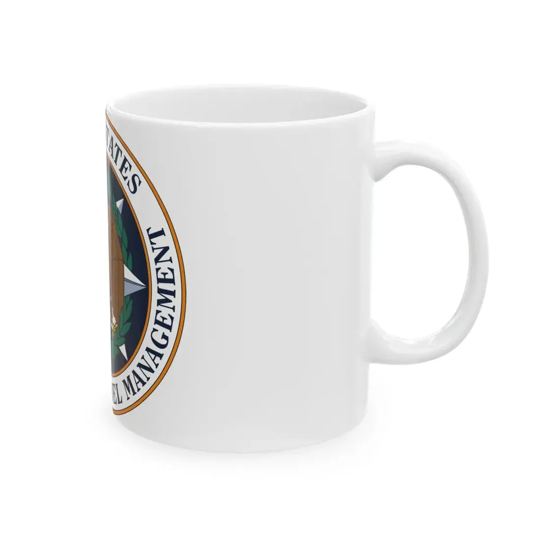Seal of the United States Office of Personnel Management - White Coffee Mug - Go Mug Yourself
