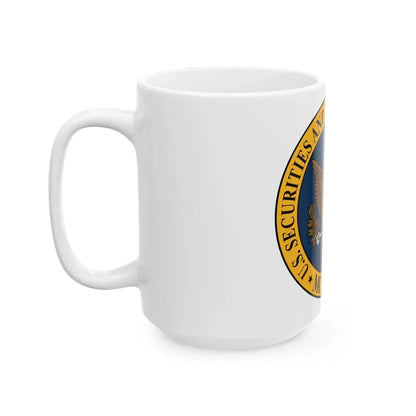 Seal of the United States Securities and Exchange Commission - White Coffee Mug - Go Mug Yourself