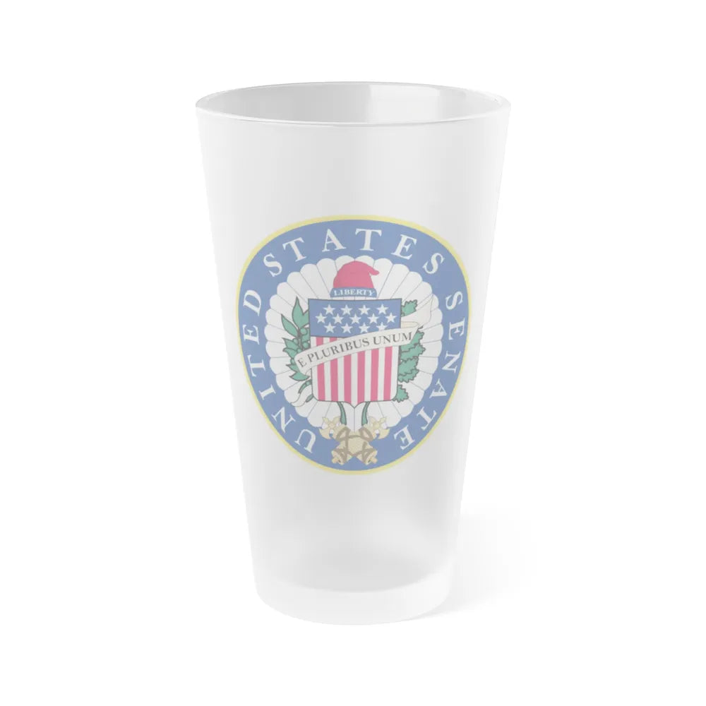 Seal of the United States Senate - Frosted Pint Glass 16oz-16oz-Frosted-Go Mug Yourself